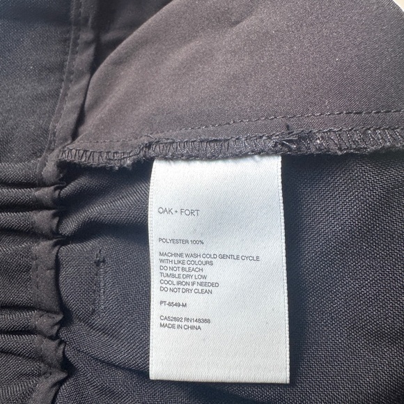 OAK + FORT Men's Black Pants - Picture 6 of 6